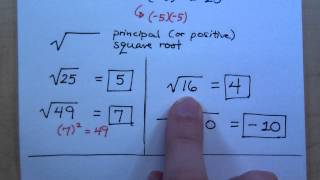 Prealgebra - Part 97 (Square Roots)