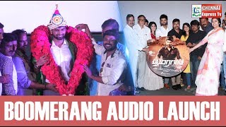 Star Young Atharvaa Mass Opening Boomerang Audio Launch | Chennai Express Tv