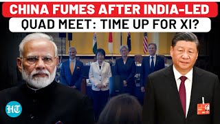 Cornered China Reacts To India \u0026 US-Led Quad's Message On South China Sea: Time Up For Bully Xi?