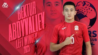 BEKTUR ABDYVALIEV ➤ LEFT WINGER • Dribbling \u0026 Passes Skills • 2022 | 1080i 60fps