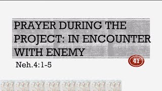 KCAC Sunday Service| Prayer during the Project: in Encounter with Enemy| Nov 7, 2021|Pastor Alan Lau