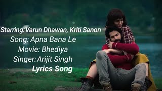 Song:Apna Bana Le .Singer: Arijit SinghLyrics: Starring: Varun Dhawan, Kriti Sanon Zee Music Company
