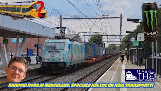 Speciale HSL loc | ICNG transport?! | RANDOM rondje REIZEN door NEDERLAND #treinleven