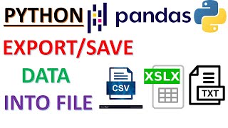 PYTHON| HOW TO SAVE DATA|ARRAY INTO FILE USING NUMPY| PANDAS| CSV|TXT|ECXEL|SXLX| #coding #python