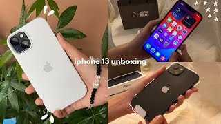 iphone 13 unboxing 2024 (midnight 🖤) + accessories