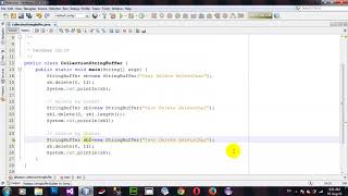 How to Delete Replace StringBuffer in Java Netbeans