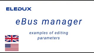 Examples of editing parameters