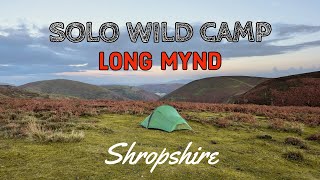 SOLO WILD CAMP ON THE LONG MYND | SHROPSHIRE HILLS