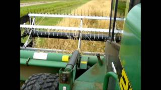 Swathing Oats on a Cloudy Day