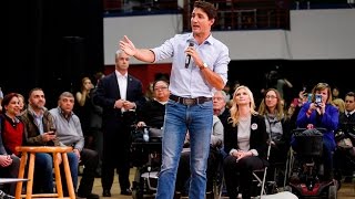 Trudeau asked about Trump during Calgary town hall