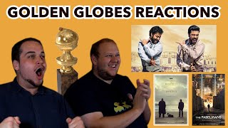 Golden Globes REACTIONS 2023  l  NAATU NAATU  l  THE FABELMANS