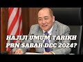 JAM 12.00 PAGI HAJIJI UMUM BUBAR DUN DAN LETAK JAWATAN SEBAGAI KETUA MENTERI SABAH???