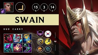 Swain Carry vs Varus: Godlike - KR Master Patch 14.22