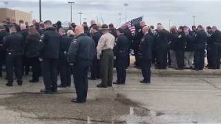 WATCH: Deputy Jacob Keltner's final 10-42 call and procession