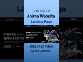 how to create anime movies website using html and css fast code