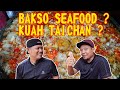 Bakso Seafood Kuah Taichan Gunung Kidul Ibu Iwan Bogor. Ada Bakso Kepiting, Cumi, Udang, Paha Ayam.