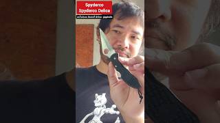 ลับคมมีด Spyderco Delica อาการมีดใช้งานมามีสนิม และไม่คม