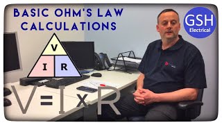 Basic Ohm's Law Calculations V = I x R With Examples and Questions