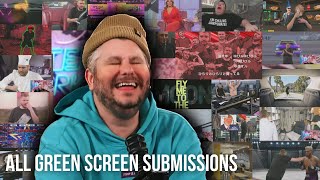 All Green Screen CHALLENGE Submissions Back to Back | H3 Podcast
