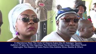 OBA ADEYEMI OLANREWAJU ADEKEYE THE JOGA ORILE IN OGUN STATE CELEBRATES DIAMOND JUBILEE