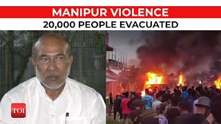 CM N Biren Singh's Press Conference after Manipur Violence: 20,000 People Evacuated, 10,000 Trapped