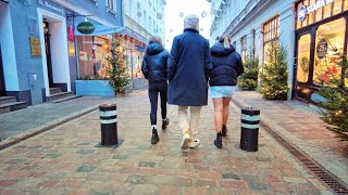 4K • Walk around Tamka Street on November 2022 • Bydgozcz Poland [ Binaural 3D Audio ]