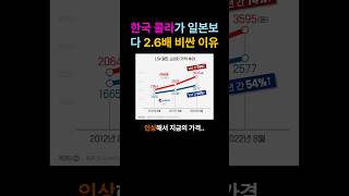 한국 콜라가 일본보다 2.6배 비싼이유