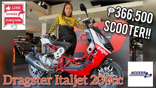 The Italjet Dragster 200cc Limited Edition Sport Scooter