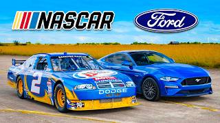 Dodge NASCAR vs Ford Mustang: ARRANCONES