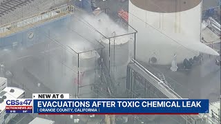 40,000 evacuated after toxic chemical leak in
