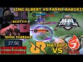 SUMPAH MATCH TER EMOSIONAL! LING ALBERT VS FANNY KABUKI! SAMPE MERINDING GILA! RRQ VS AURA MATCH 3!