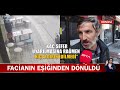 denizli de faciadan dönüldü 6 katlı binadan sokağa beton yağdı