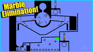 This Marble Elimination Race Is Extensive - Algodoo Marbles Gameplay