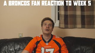 A Broncos Fan Reaction to Colts Game (TNF NFL Week 5)