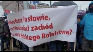 Protest rolników 13.10.2020 Warszawa Plac A.Zawiszy