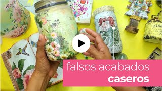 14 IDEAS DE FALSOS ACABADOS CASEROS