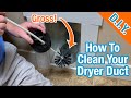 How To Clean Your Dryer Vent Duct - Step By Step - It's Super Simple!