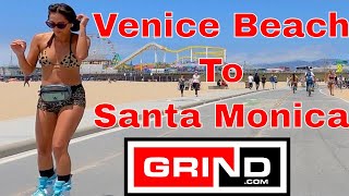 Venice Beach Boardwalk To Santa Monica Beach Pier A Hard Seat Virtual Bike Tour Grind