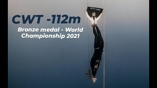 Christos Karelos CWT -112m - 3rd Place - Cmas Freediving World Championship 2021