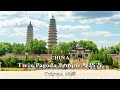 [4K China] Walking In The Twin Pagoda Temple In Taiyuan | 太原 双塔寺 | China Walking Tour