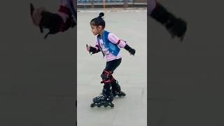 Skating girl Saumya 🛼🇮🇳🏆#viral #skating #practice #shorts #video #skatevlog #Indian