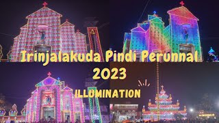 Irinjalakuda Pindi Perunnal 2023 - Illumination I പെരുന്നാൾ ദീപലങ്കാരം