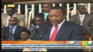 President Uhuru Kenyatt’s Jamhuri day Celebration Speech Prt 1