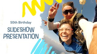 50th Birthday Slideshow Presentation | animated slideshow video for 50th birthday celebration