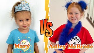 Adley McBride VS Mary (Maya and Mary) Transformation 👑 New Stars From Baby To 2023