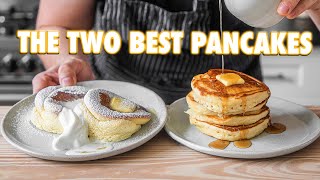 Perfect Homemade Pancakes (Japanese Soufflé Vs. American Style)