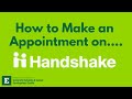 How to Make an Appointment on Handshake