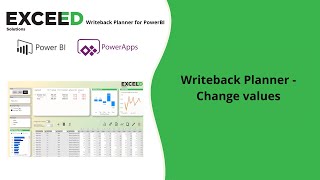 Writeback Planner - Change values