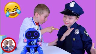 Doctor set toys | Magical doctor! | Mike and Jake pretend play | Doctor kit  डॉक्टर सेट  العاب دكتور