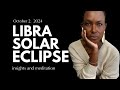 Libra New Moon & Solar Eclipse | Astrological Insights + Guided Meditation 🌑 Faith Hunter